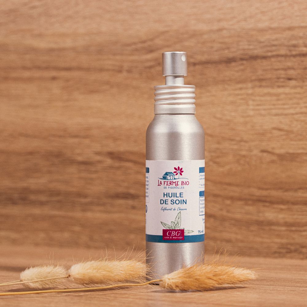Huile de massage CBG - La Ferme Bio de Pigerolles