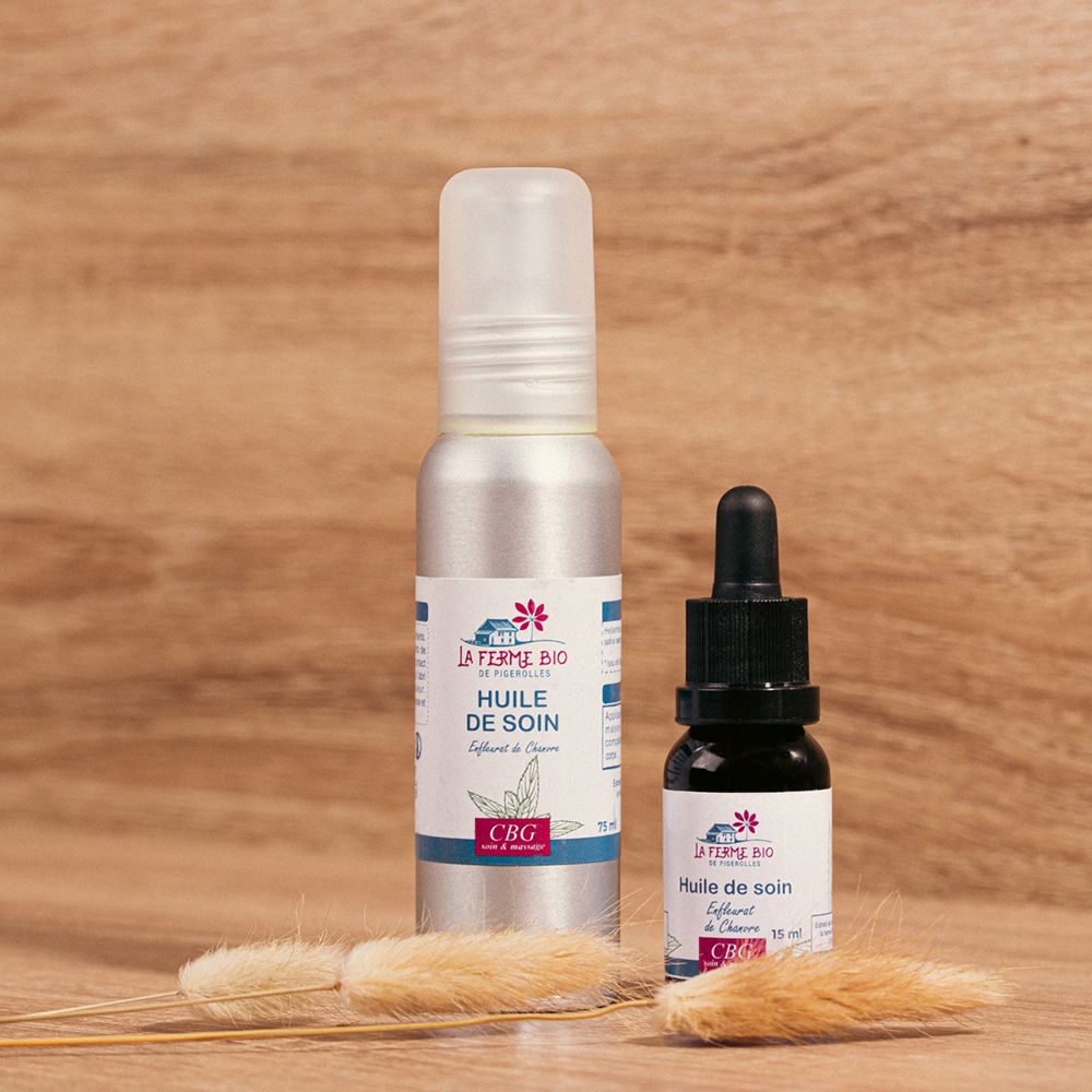 Huile de massage CBG - La Ferme Bio de Pigerolles