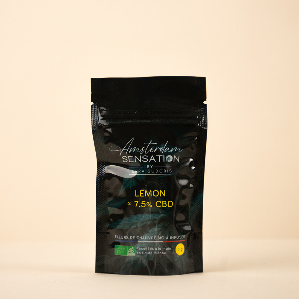 Fleurs de CBD Bio - 7,5% - Lemon - Terra Sudoris