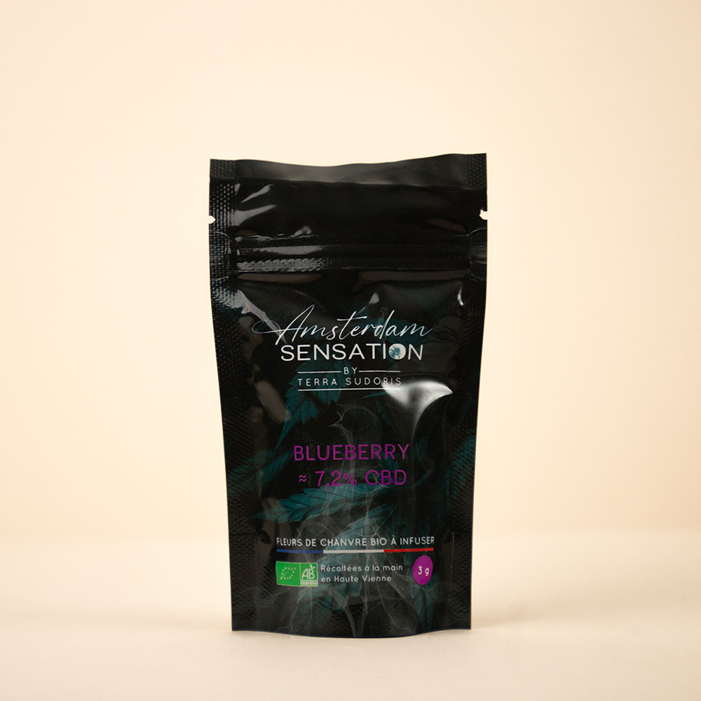 Fleurs de CBD Bio - 7,2% - Blueberry - Terra Sudoris