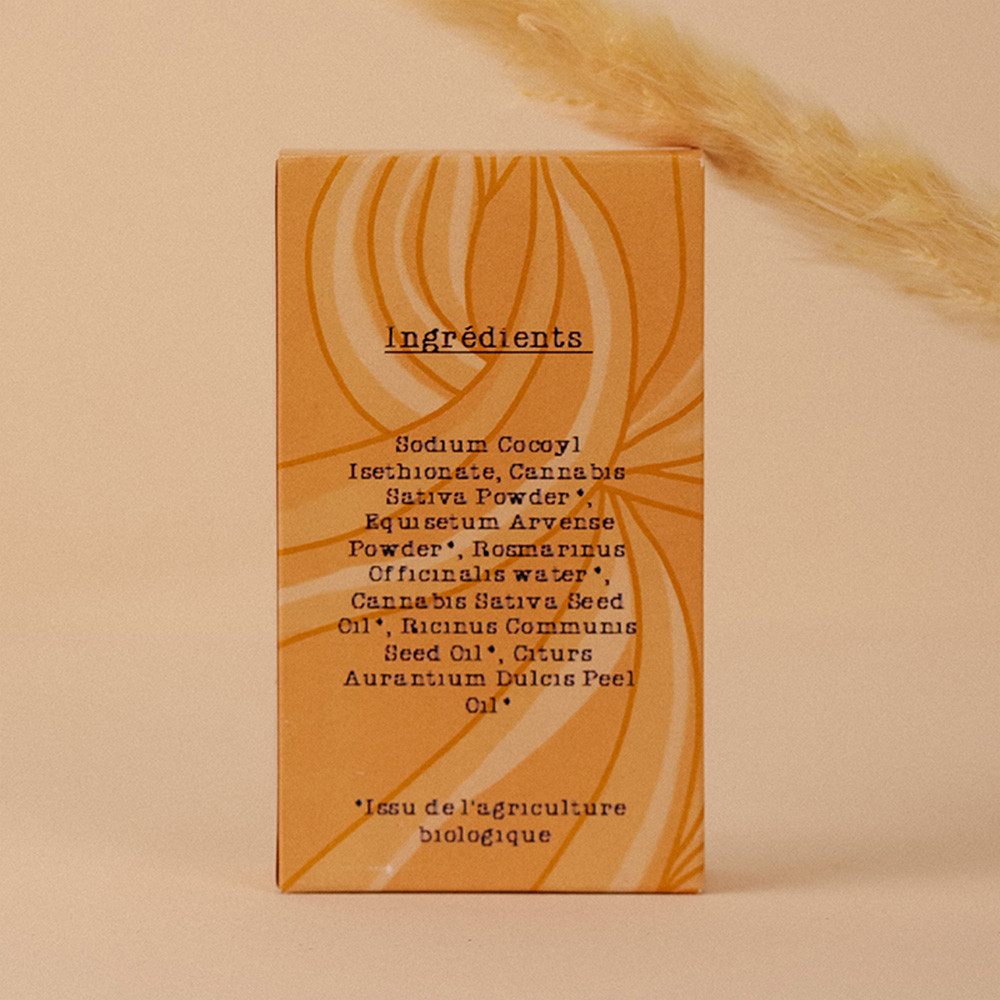 Shampoing solide au Chanvre "Orange" - Chanvre des Landes