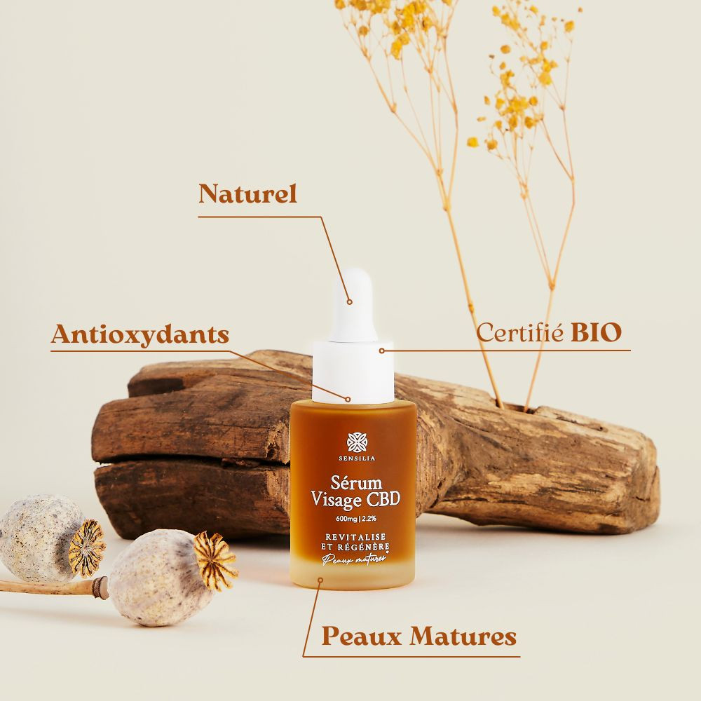 Sérum Visage CBD Régénérant - Sensilia