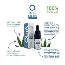 Huile "Sommeil" - CBD/CBN - Oliia