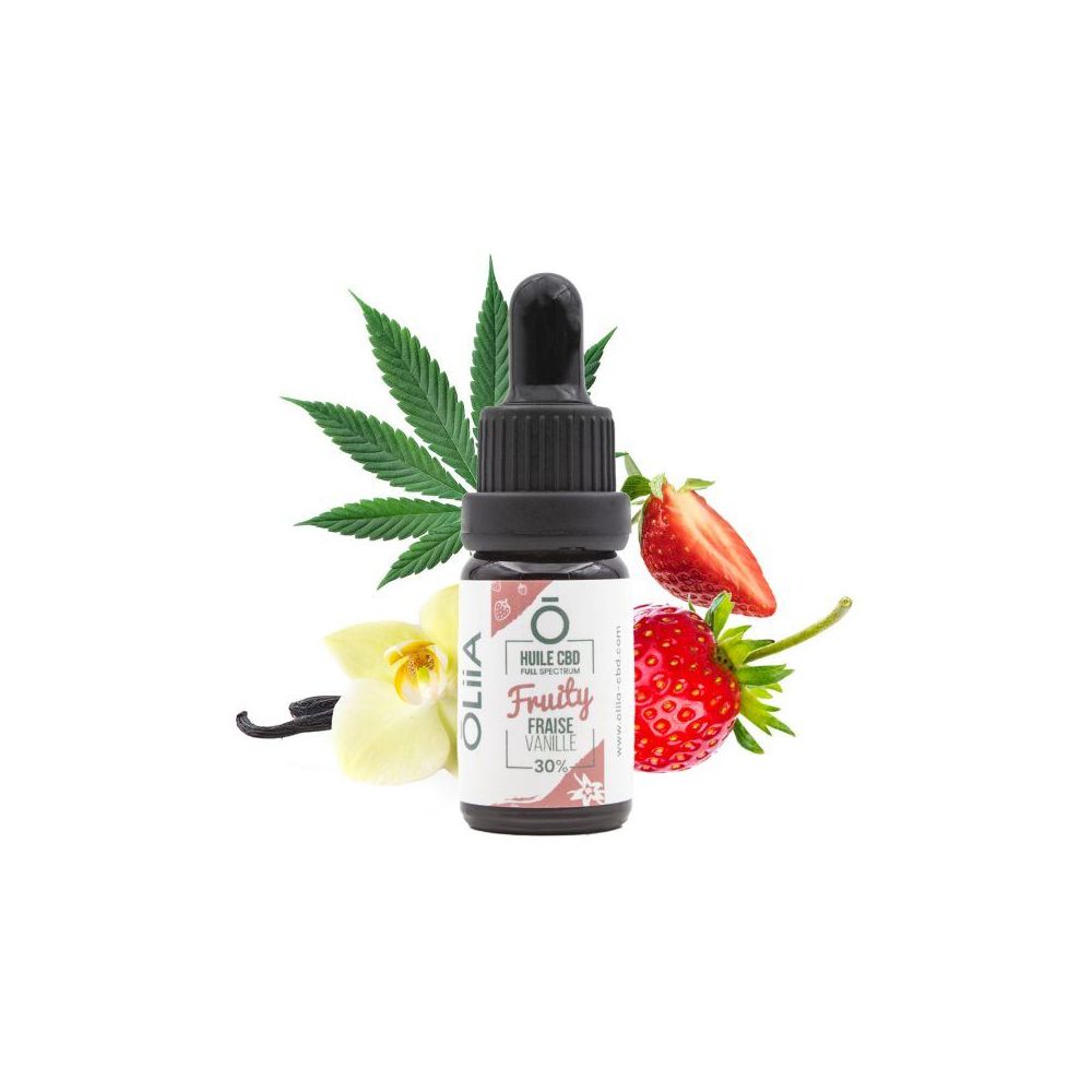 Huile de CBD - Vanille & Fraise - Oliia