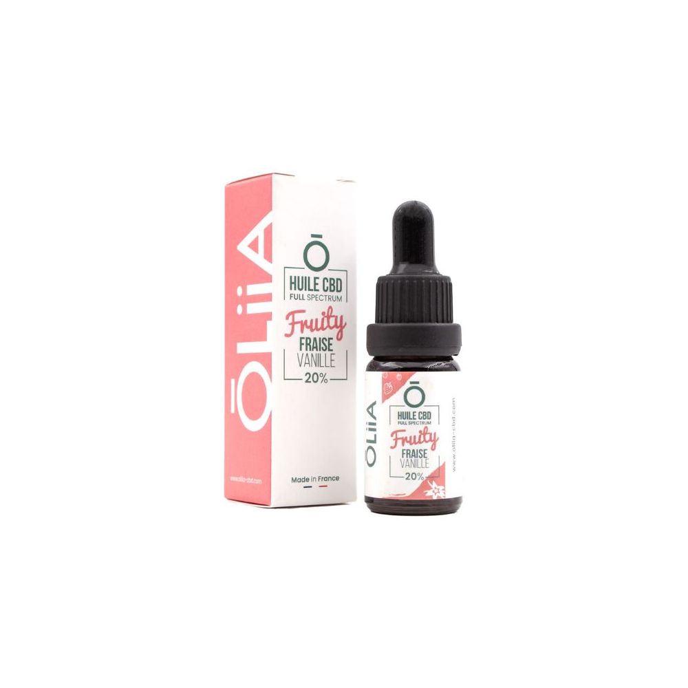 Huile de CBD - Vanille & Fraise - Oliia