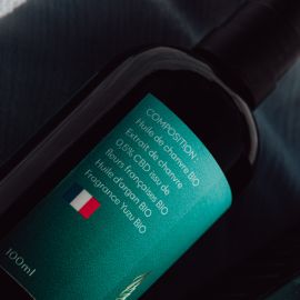 Huile de massage CBD Argan et Yuzu - Terra Sudoris