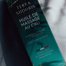 Huile de massage CBD Argan et Yuzu - Terra Sudoris