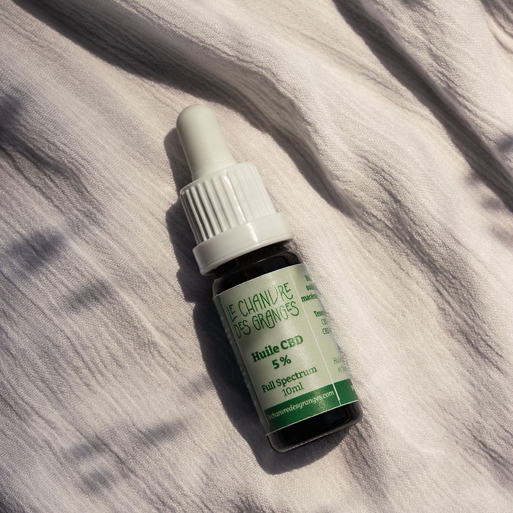 Huile de CBD - 5% - Le Chanvre des Granges